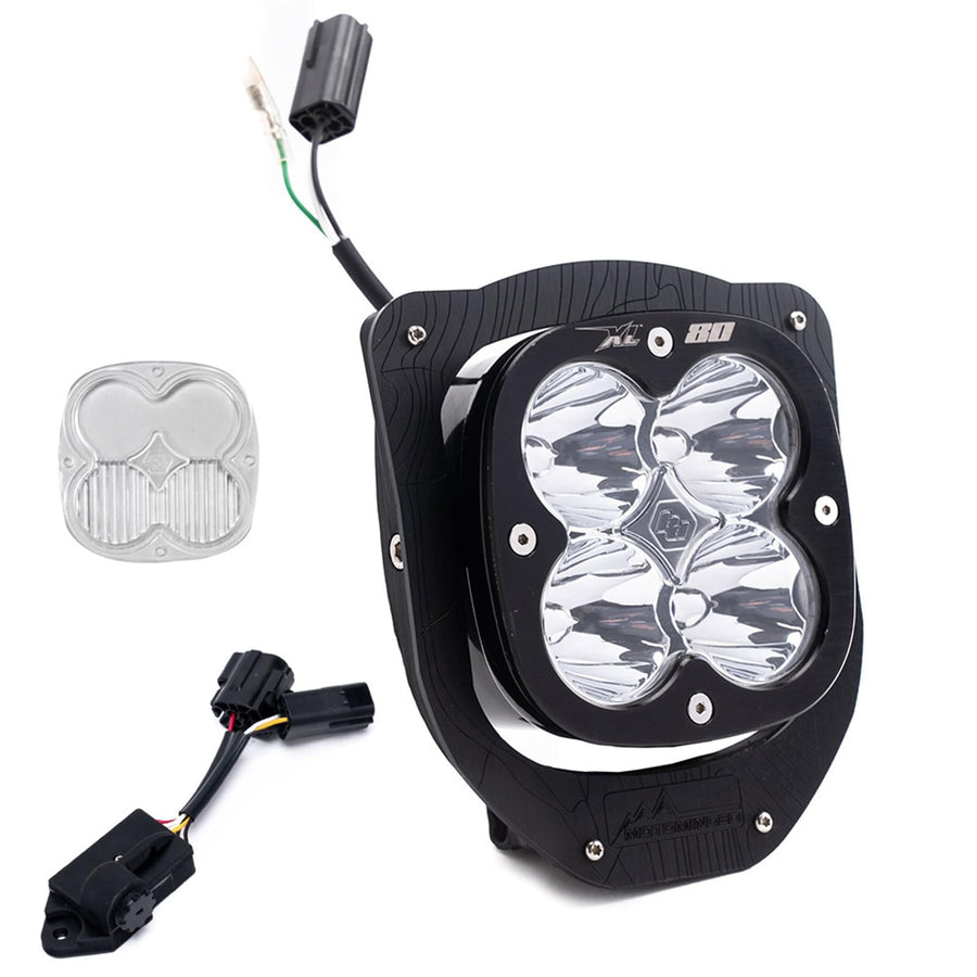 Baja Designs LED Headlight Kit XL80 for Husqvarna Motorcycle FE-S, FE, FE-W 2024 with Dimmer