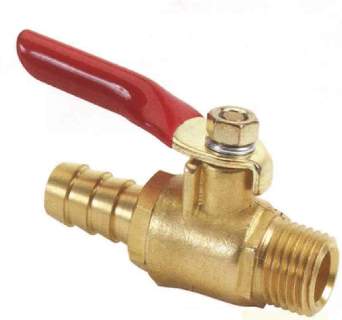 033306-10 Moeller 1/4 NPT 3/8" Barb Brass Valve