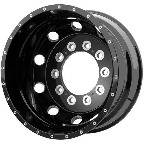 ATX AO400 G-BLK BAJA Mill Wheel with Aluminum (24.5 x 8.25 inches /10 x 285 mm, -168 mm Offset)