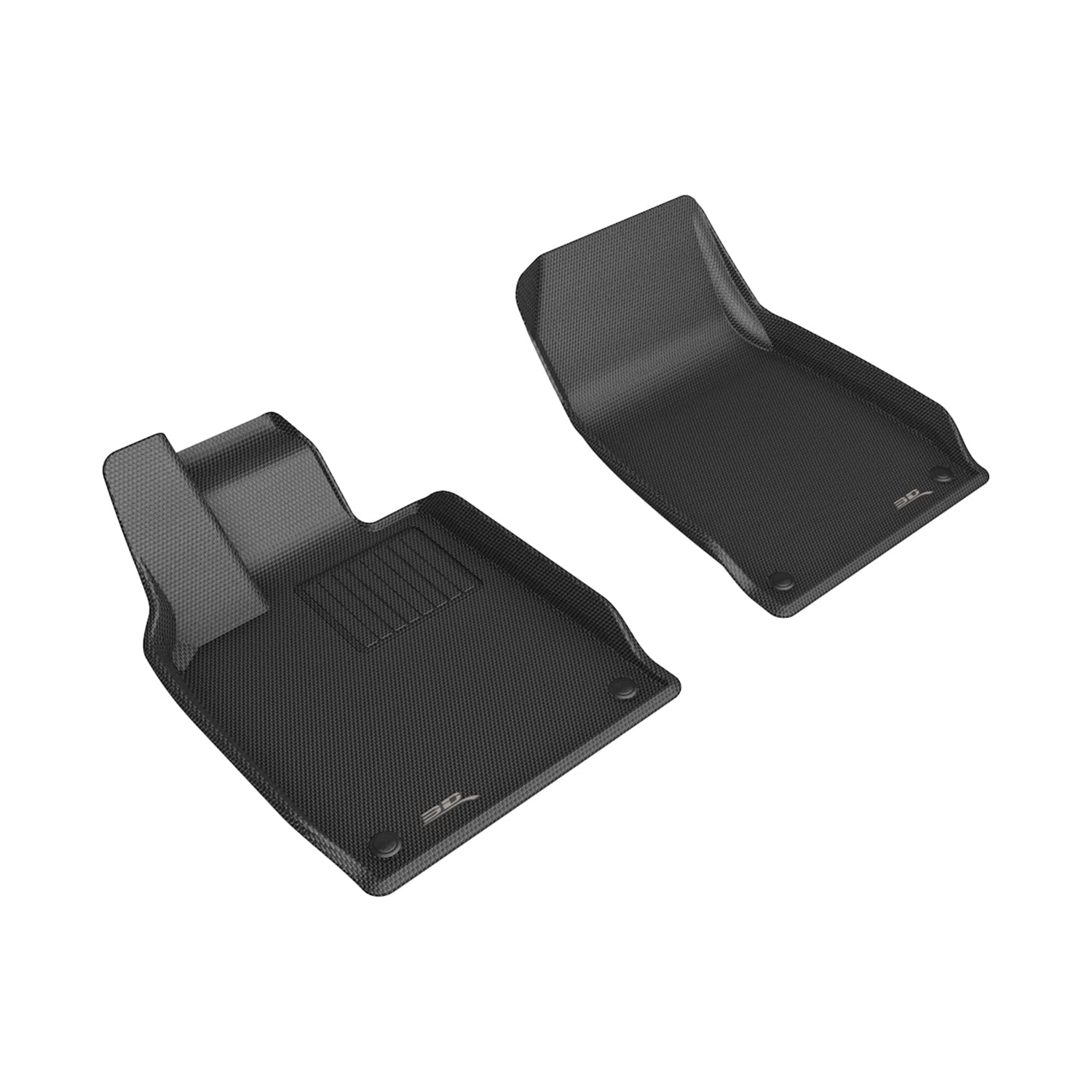 Custom Fit 3D MAXpider Kagu Floor Mat (Black) Compatible with Porsche Taycan (9J1) 2020-2026 / Audi E-Tron GT 2022-2026 - R1
