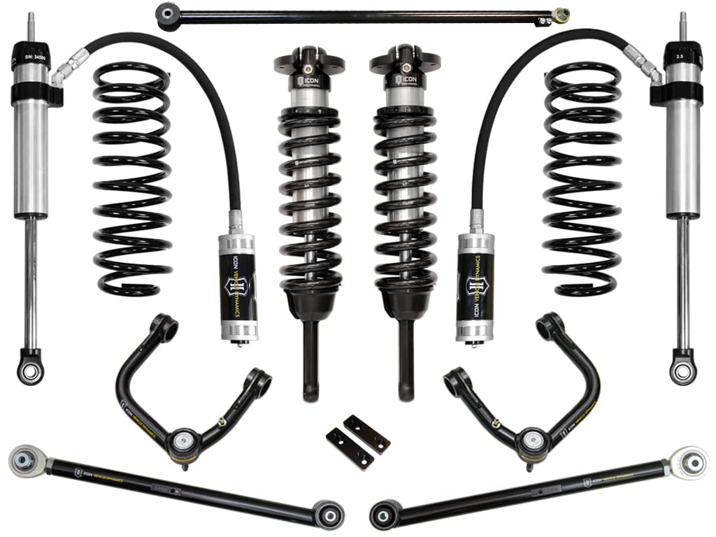 0-3.5" Lift, ICON Stage 4 Suspension System, Tubular UCA, Compatible with 2010-Up Lexus GX460, K53184T