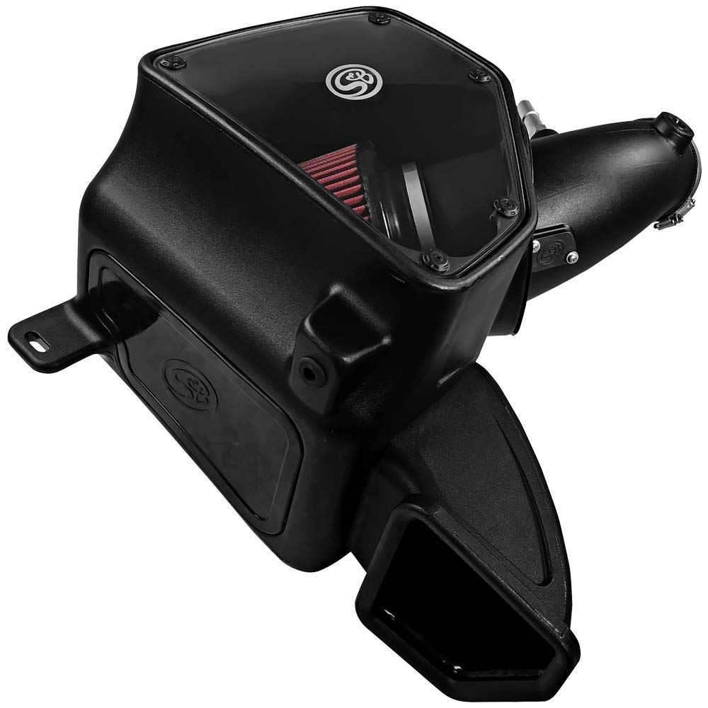 Cold Air Intake S&B Filters 75-5087 For 2014-2018 Dodge Ram 2500/3500 6.4L Hemi (Oiled Cleanable, 8-ply Cotton Filter)