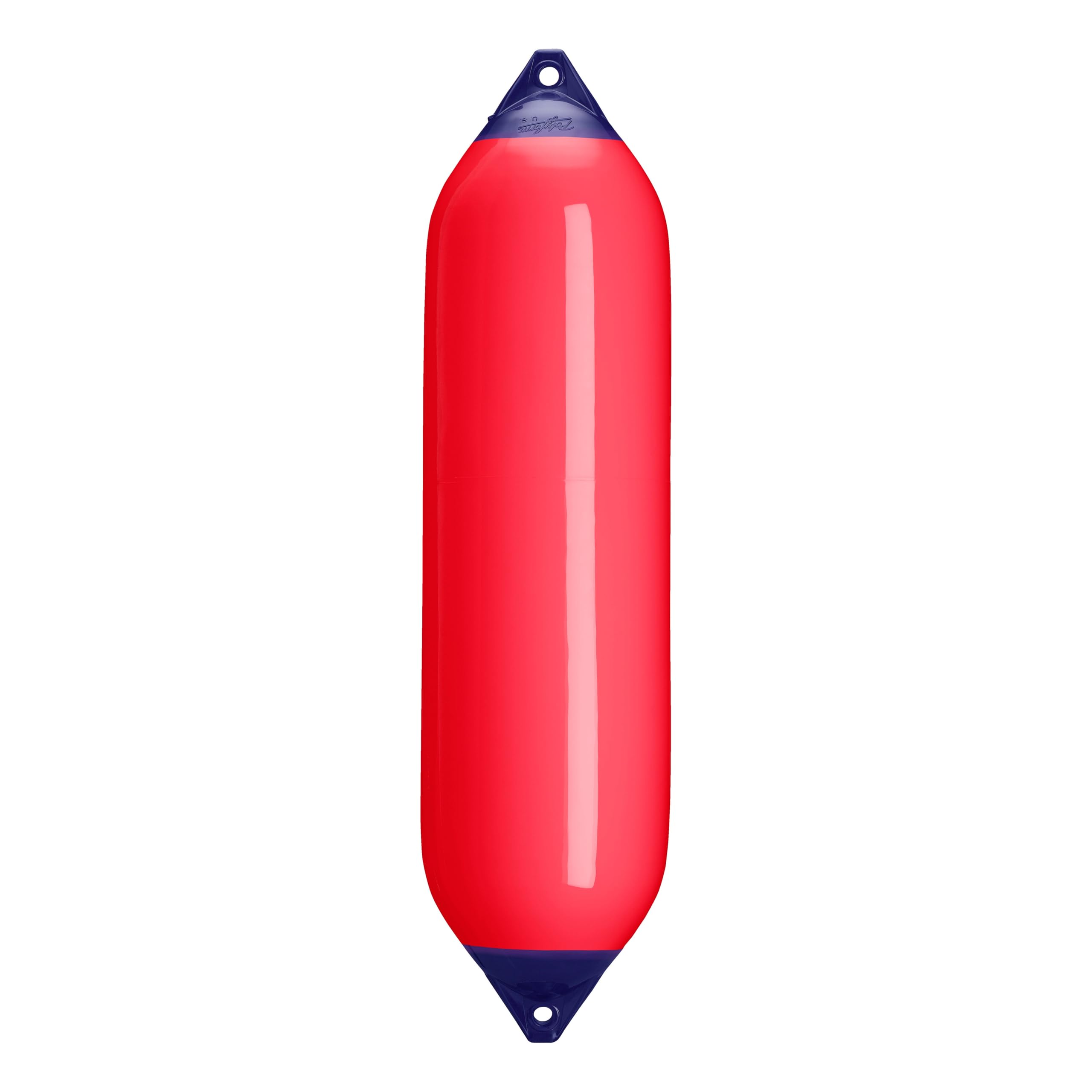 F-8 Standard Polyform Boat Fender Blue Ropehold - Red