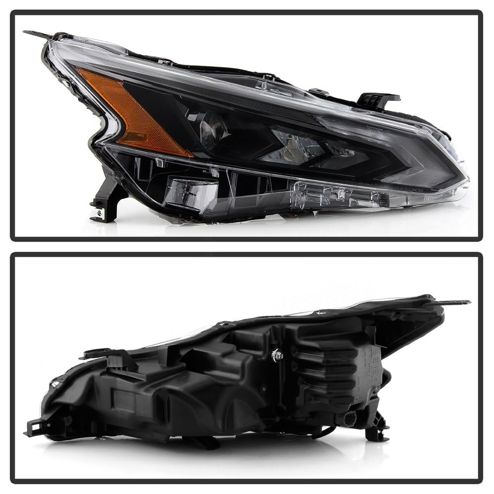 Nissan Altima 23-24 w/LED DRL Projector Headlight - OE Black Spyder Right