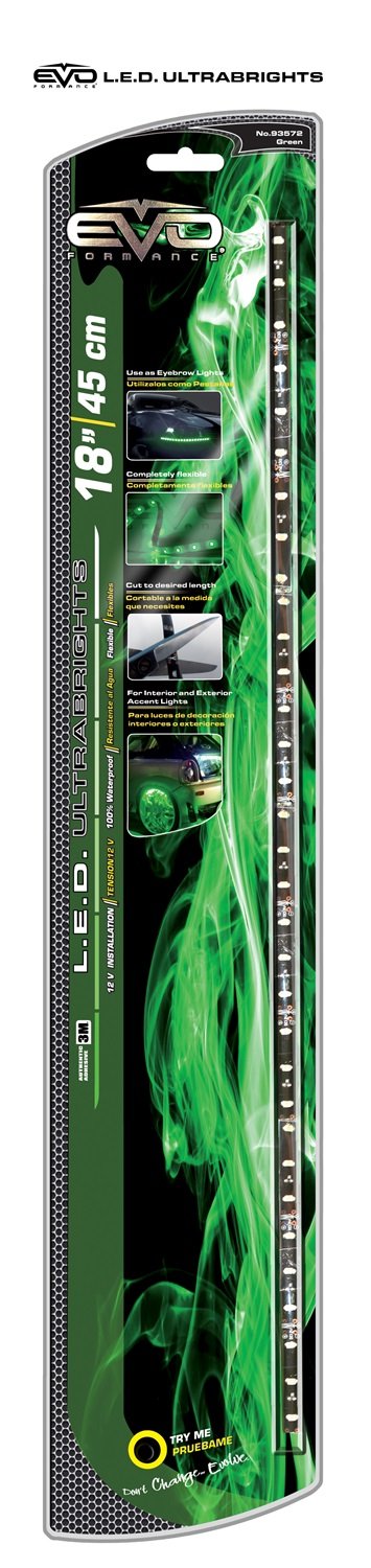 EVO Formance CIPA 93572 LED Ultrabrights Light, 50cm, Green