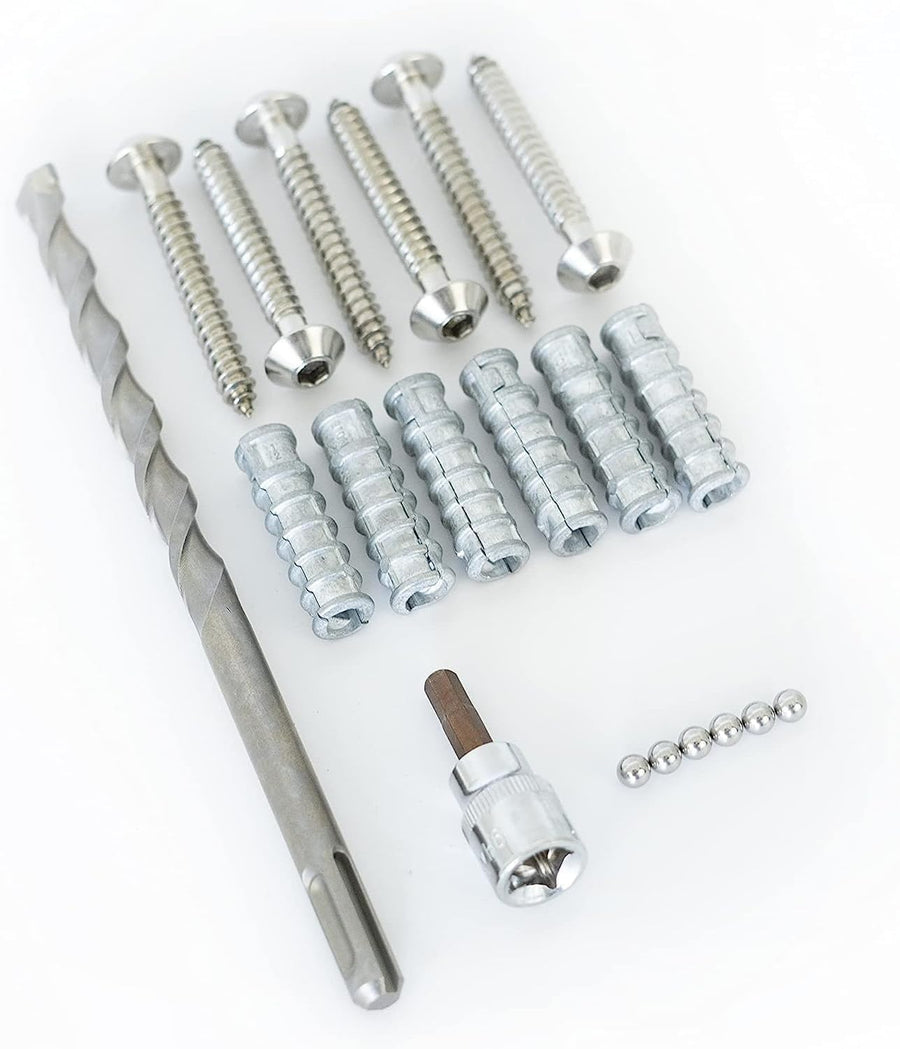 RockyMounts Inverted U PostUp Commercial Bike Parking Rack. Includes Concrete Inserts, Bolts and Concrete Drill bit.