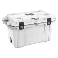 70 Quart Pelican Elite Cooler (White/Gray)