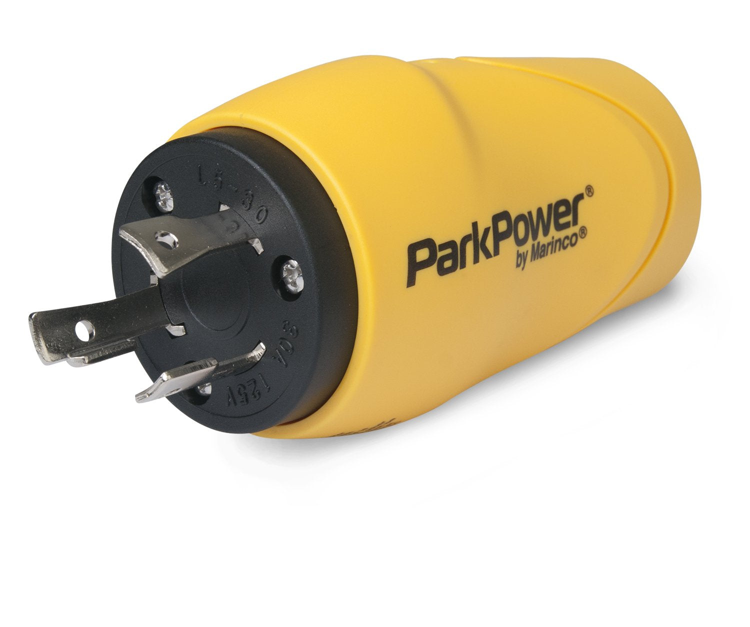 S30-15RV ParkPower by Marinco One Piece Adapter 15/20A 125V Straight Blade Connector & 30A 125V Locking Plug