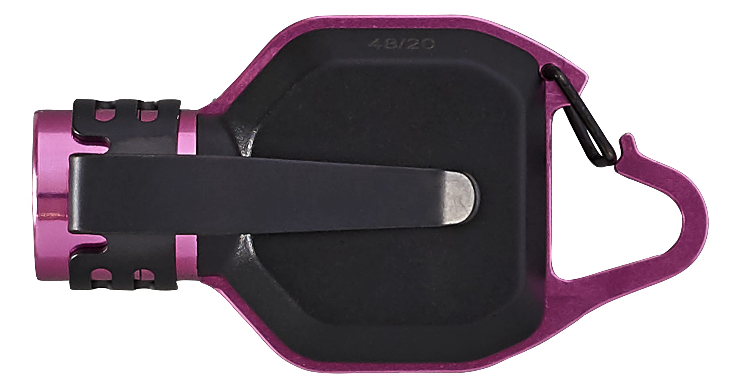 Pocket Mate Streamlight 73303 325-Lumen Keychain/Clip-on USB Rechargeable Flashlight, Pink