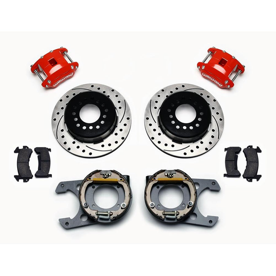 P/S D154 Kit, Drilled-Red