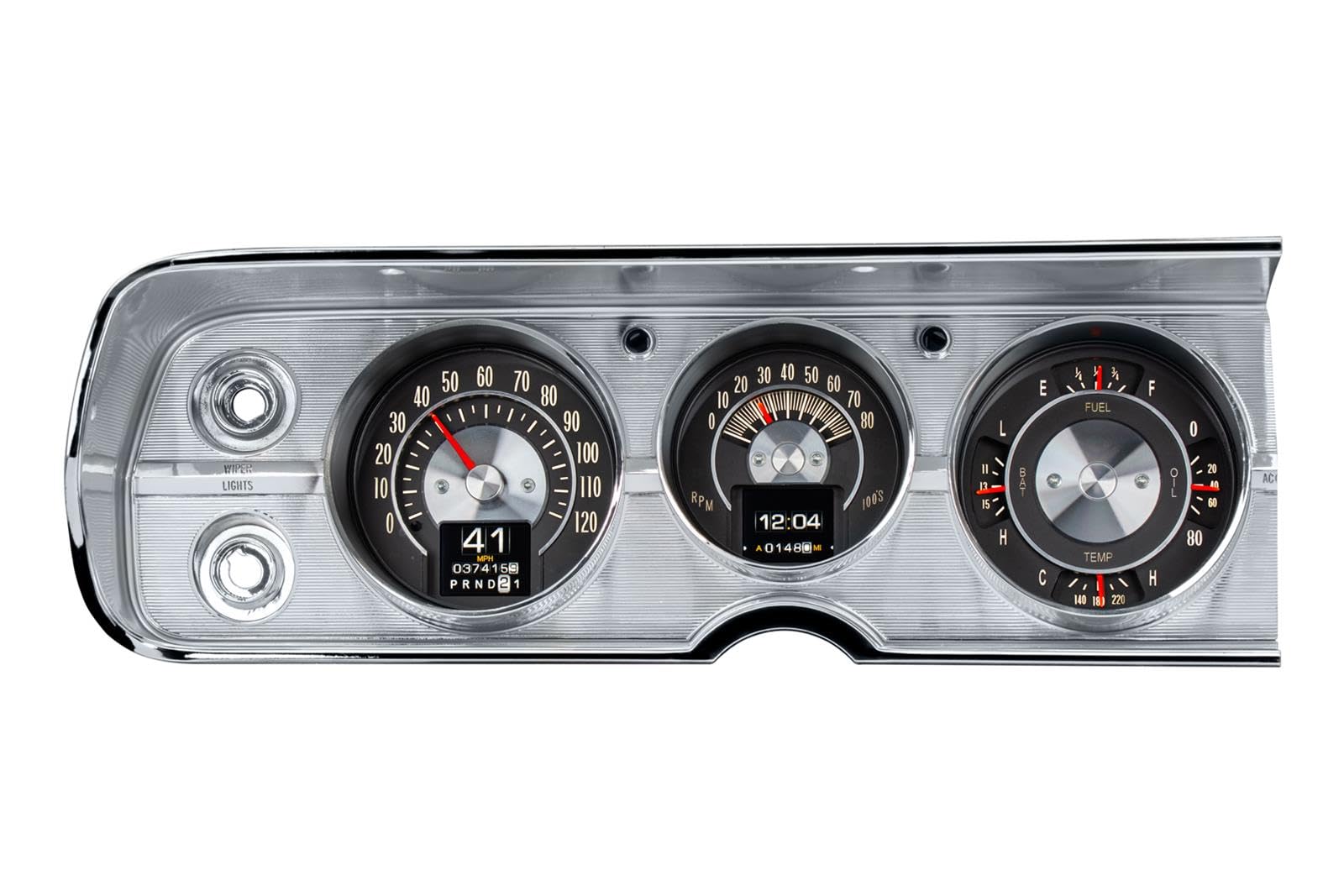 Dakota Digital Retrotech Gauge Instrument System RTX-64C-CVL-X Compatible with 1964-65 Chevy Chevelle/El Camino