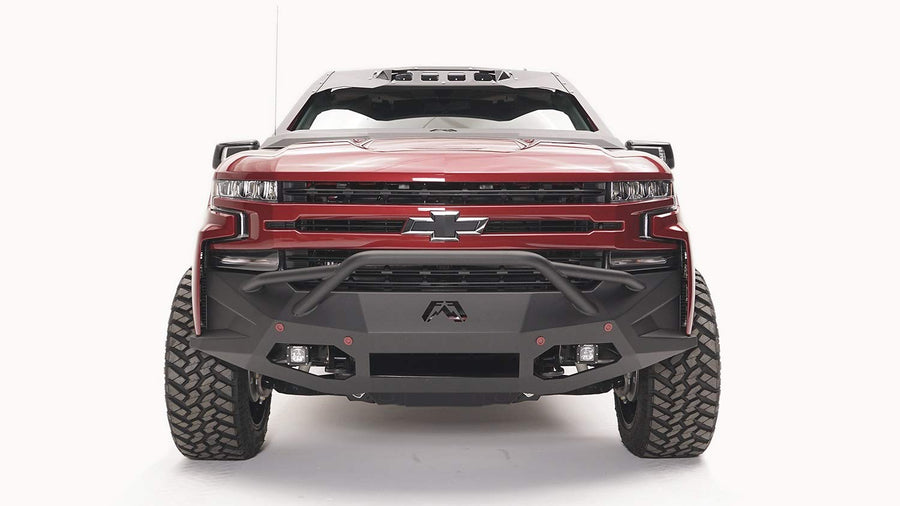Silverado 1500 19-C Vengeance Front Sensor Bumper with Pre-Runner Guard Bare