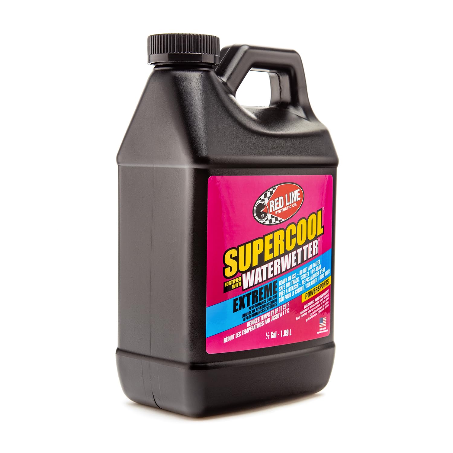 Red Line Supercool 80205, Extreme Powersports Coolant, Safe for Track, Street, Off-Roa - 1/2 Gallon (64 Ounces)