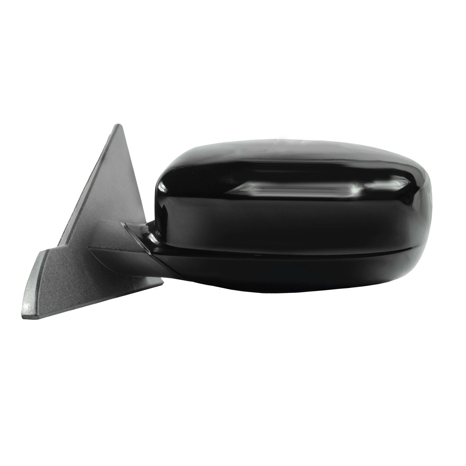 Mirror Driver Side for Chrysler 200 Convertible, Textured Black w/PTM Cover, Heated Power, Foldaway