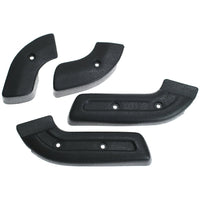 C8AZ-6561692-5B Scott Drake Seat Hinge Covers Black