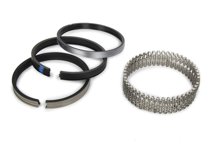 77 MICHIGAN Piston Rings, 4.250 in Bore, File Fit, 1/16 x 1/16 x 3/16 in Thick, Standard Tension, Plasma Moly, 8 Cylinder, Kit