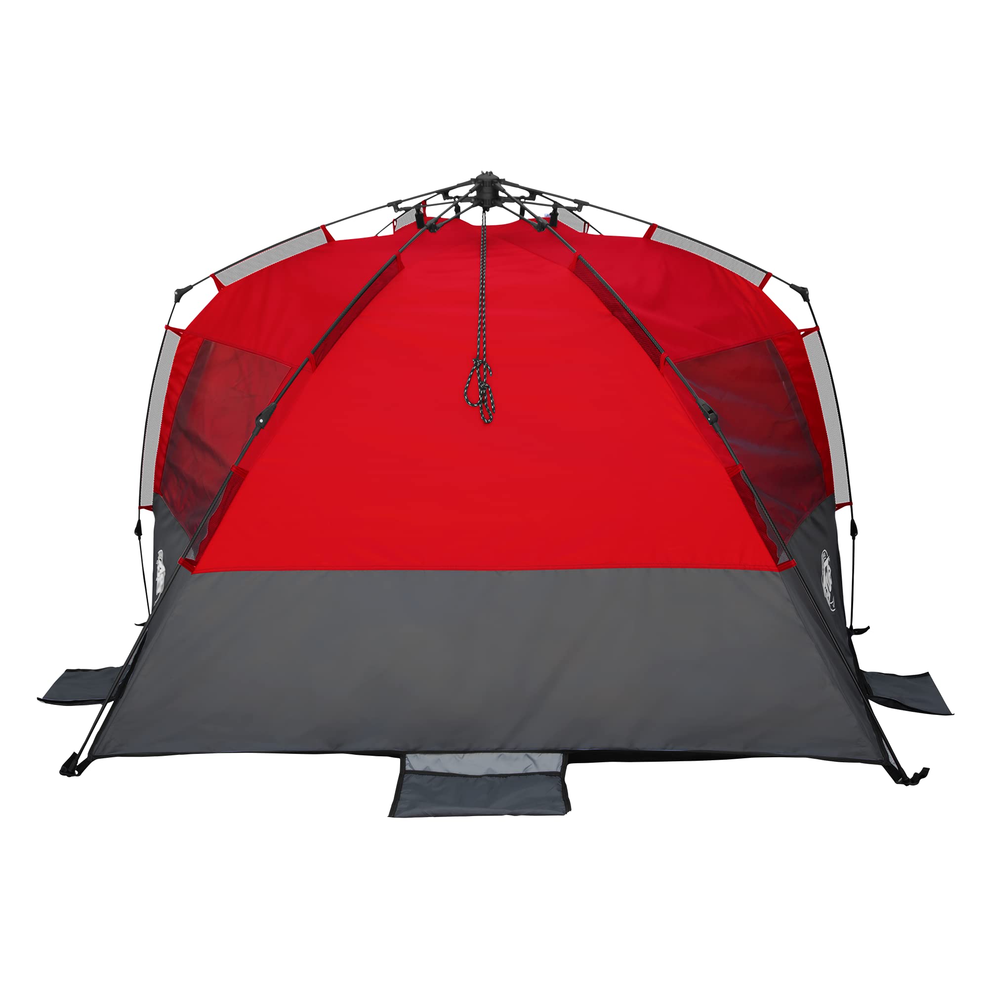 E-Z UP Portable Beach Tent Wedge, 51"x51" Entrance with 2 Roll-Up Windows and with Storage Pockets, Punch