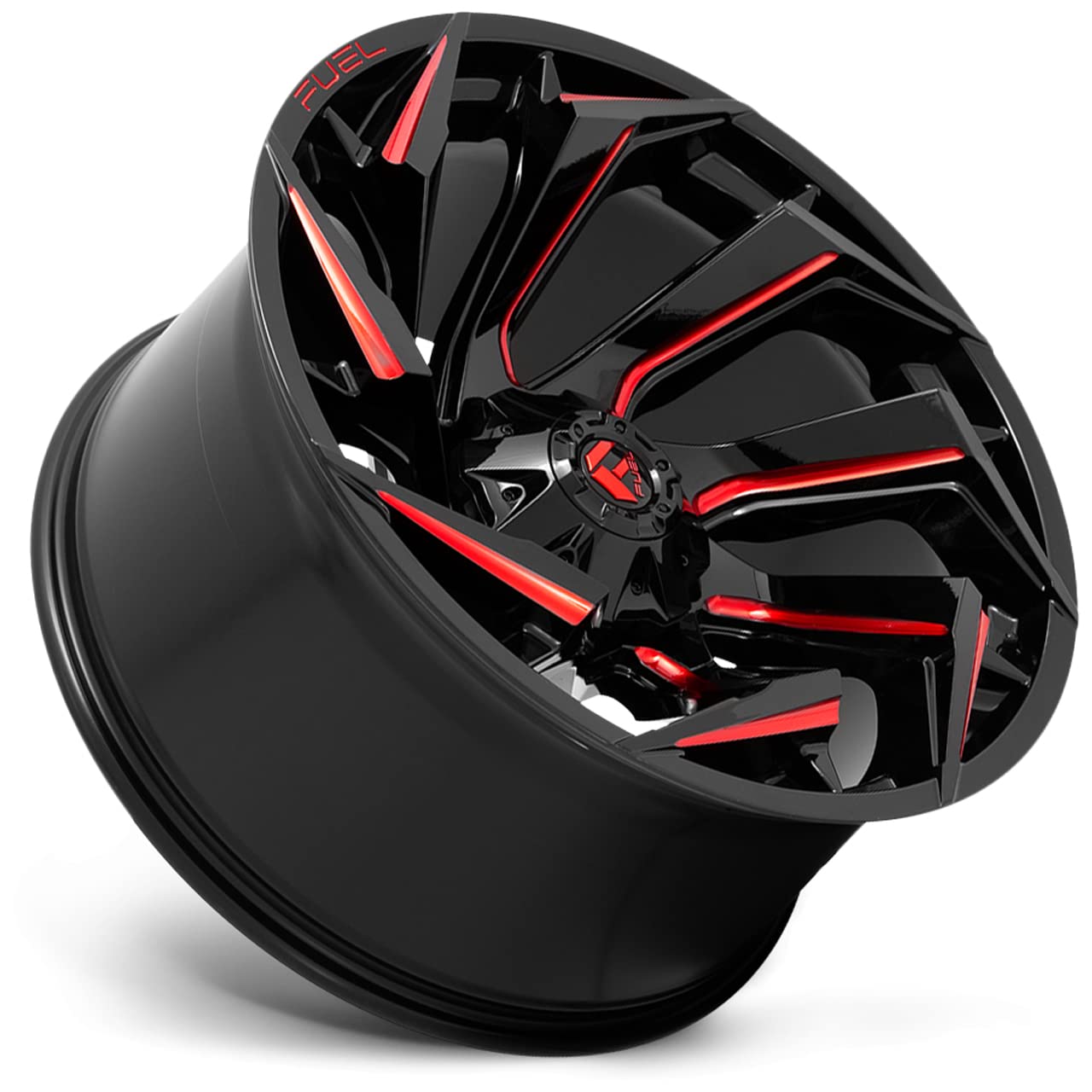 1PC Fuel D755 22X10 8X6.5 GL-BLK-MIL-RTTC -18MM - D75522008247
