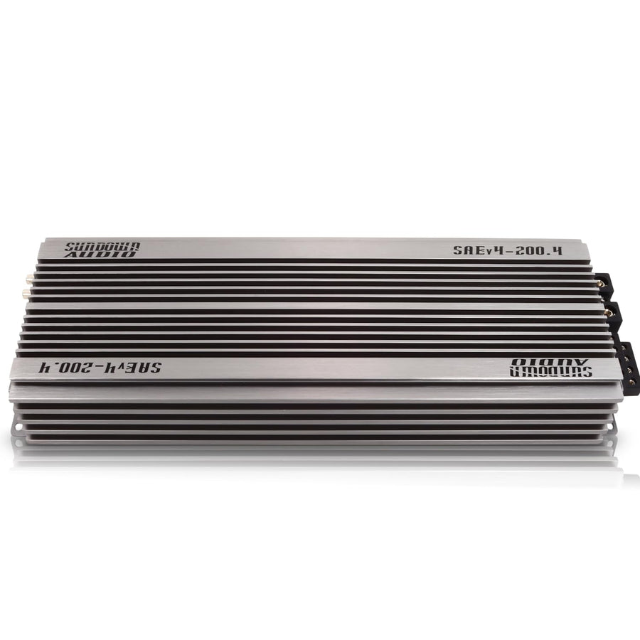 Sundown Audio 200.4 SAE-200.4 Class A/B 4-Channel Amplifier - 200W x 4 @ 4Ω - High-Fidelity Speaker System Amp with Variable Filters, Advanced Protection & Optional Remote
