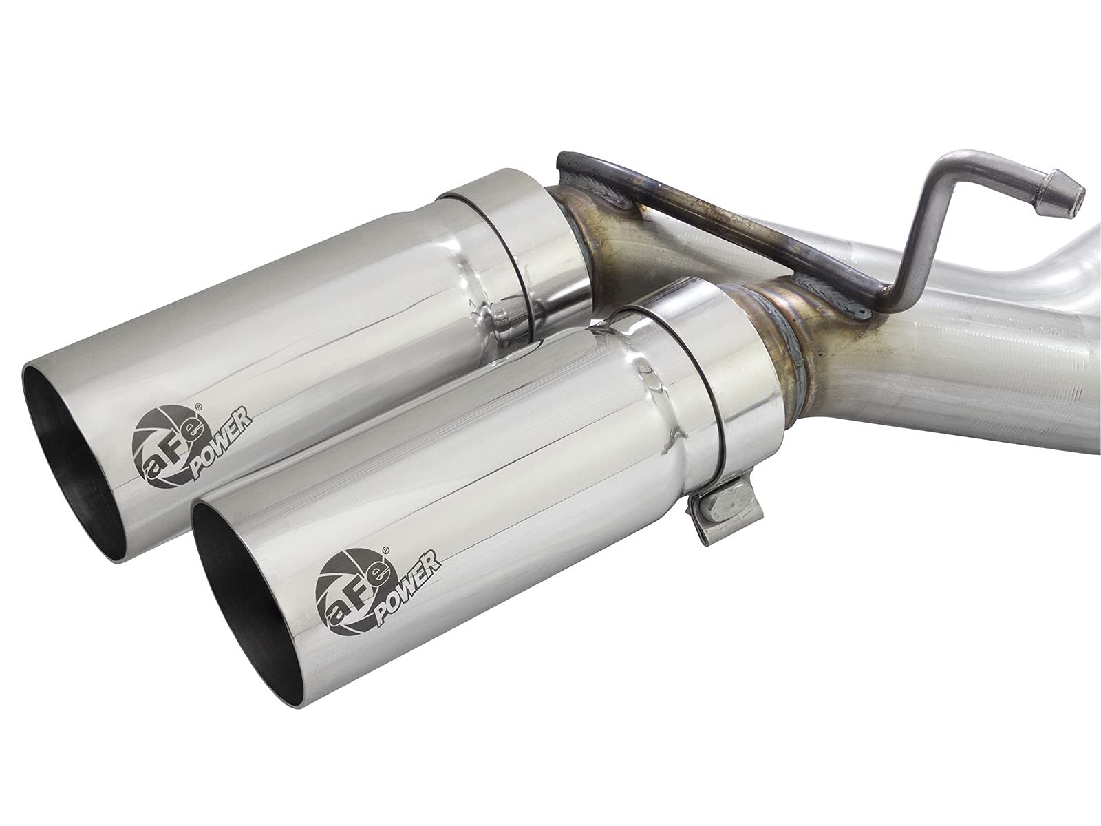 Rebel Series aFe POWER 49-43128-P 3 IN to 2-1/2 IN 409 Stainless Steel Cat-Back Exhaust w/Polish Tip, fits Ford F-150 2021 V6-2.7L/3.5L (tt)/V8-5.0L