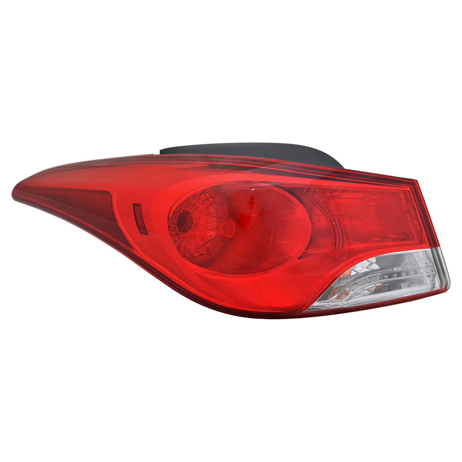 Left TYC Tail Light Assembly Compatible with 2011-2013 Hyundai Elantra
