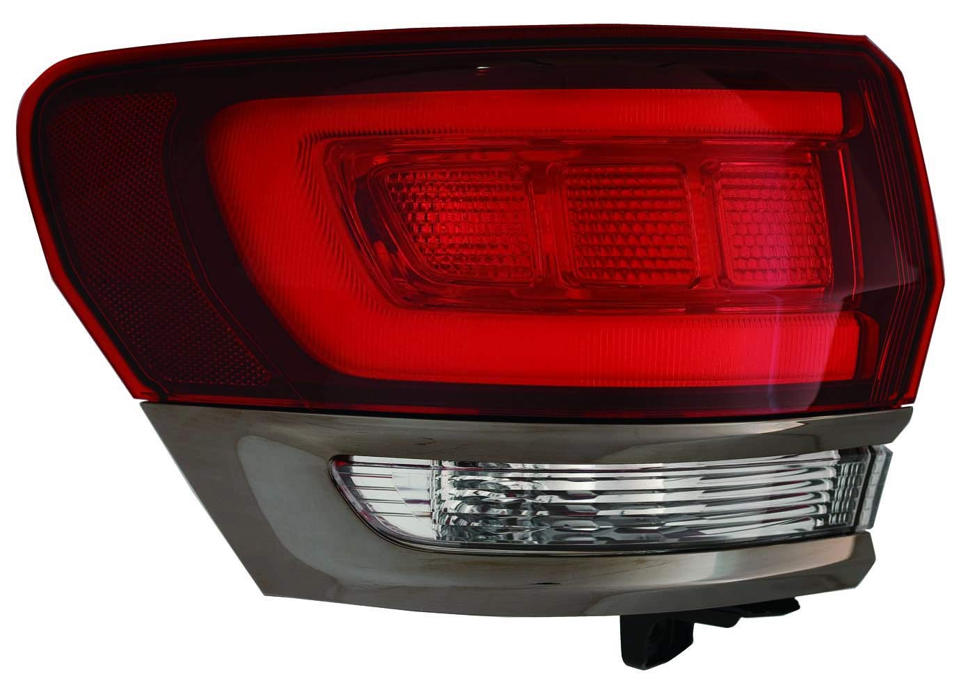 MAXZONE For Jeep Grand Cherokee 14-19 DEPO-333-1965L-ACN Tail Light without Platinum Insert Silver LH Driver Side CAPA