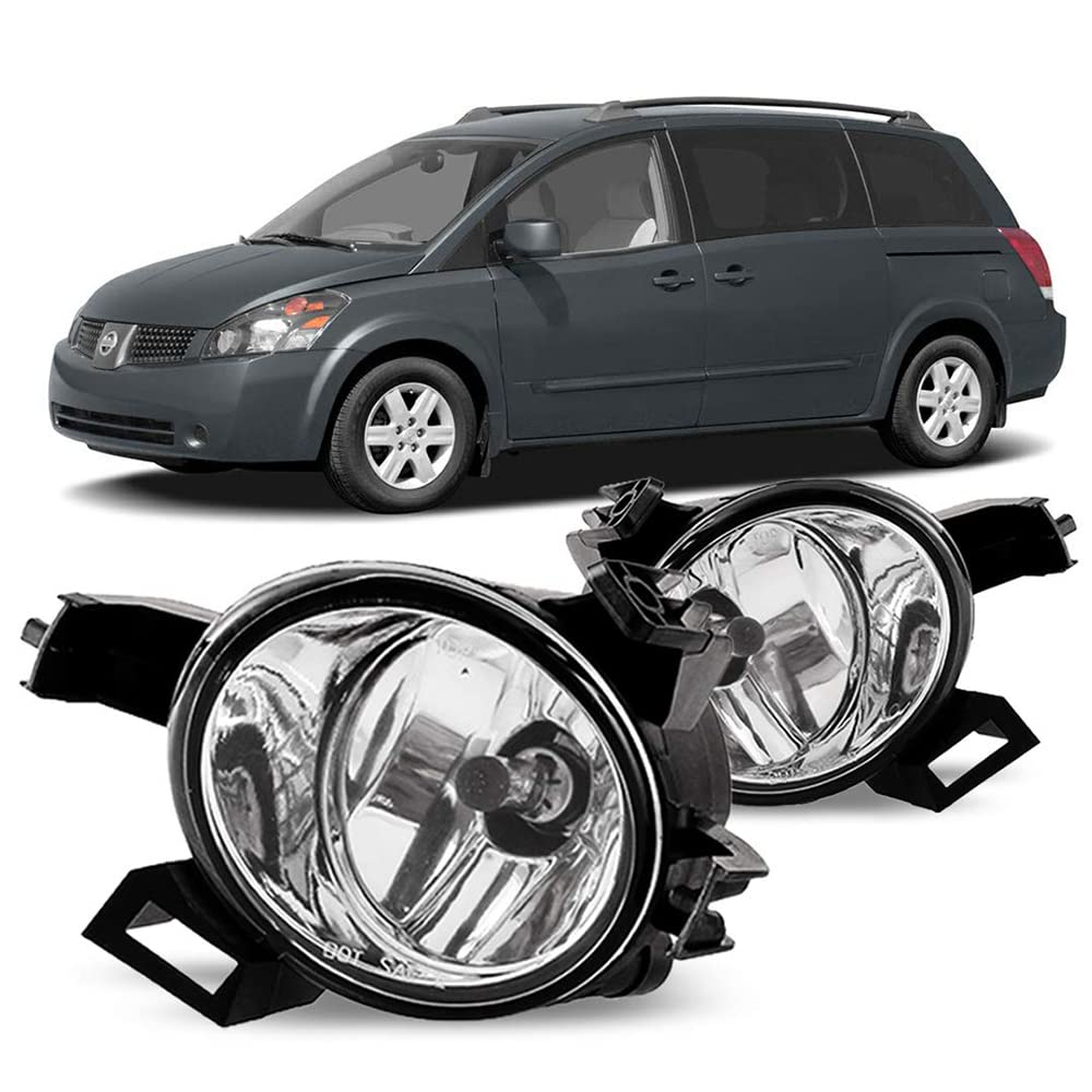 OEM Series Winjet for [2004-2006 Nissan Quest] [2005-2006 Nissan Altima] Driving Fog Lights + Switch + Wiring Kit