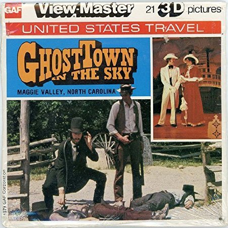 ViewMaster Classic-Ghost Town in the Sky- late 1970s - 3D ViewMaster Reels- unsold store Stock- Never Opened