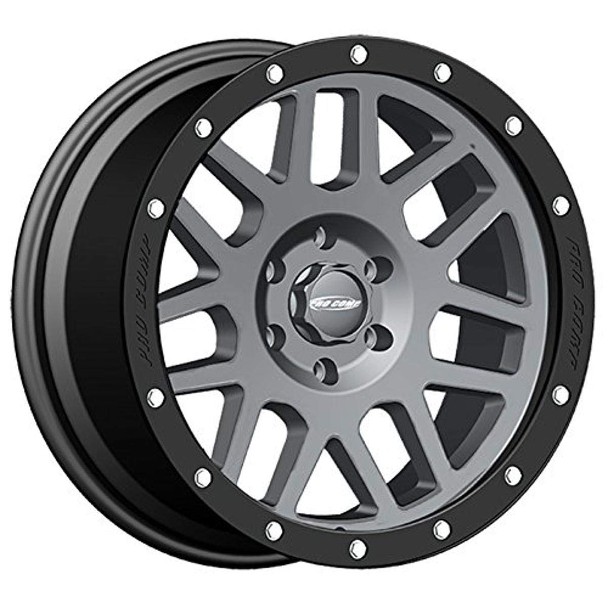 Pro Comp Alloys Vertigo Series 40 Dark Gray Wheel with Black Lip (18x9"/6x135mm)