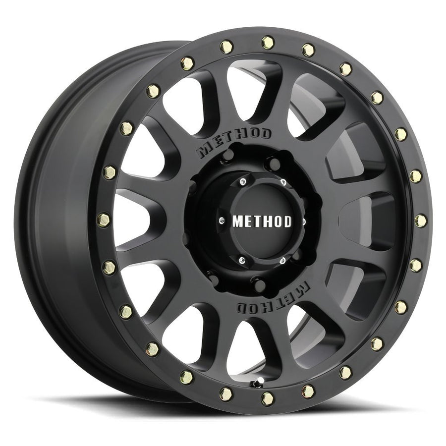 Method Race Wheels 18x9" 305 NV HD Matte Black 8x170", 18mm offset 5.75" Backspace, MR30589087518H