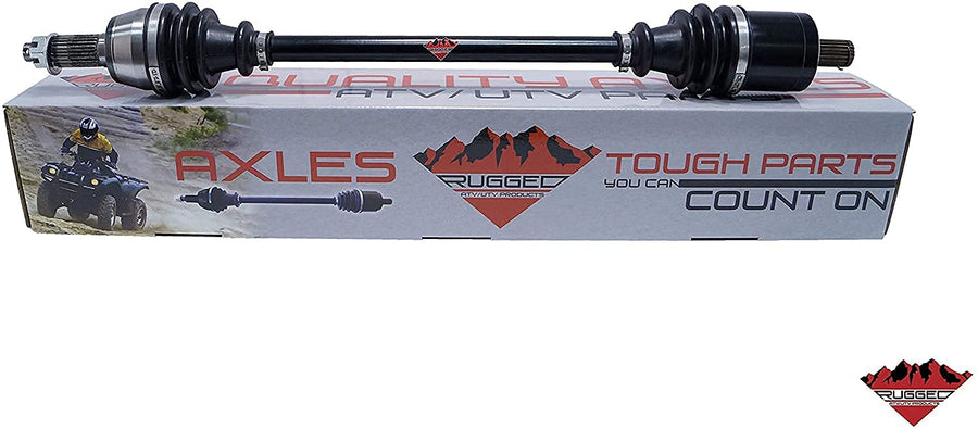 Rugged Performance Front Right Axle (2015-2022) Compatible with Honda Pioneer 500, CNC Precision Components, Stainless-Steel Clamps for High Protection & Machined Heat Treated for Long Life Span