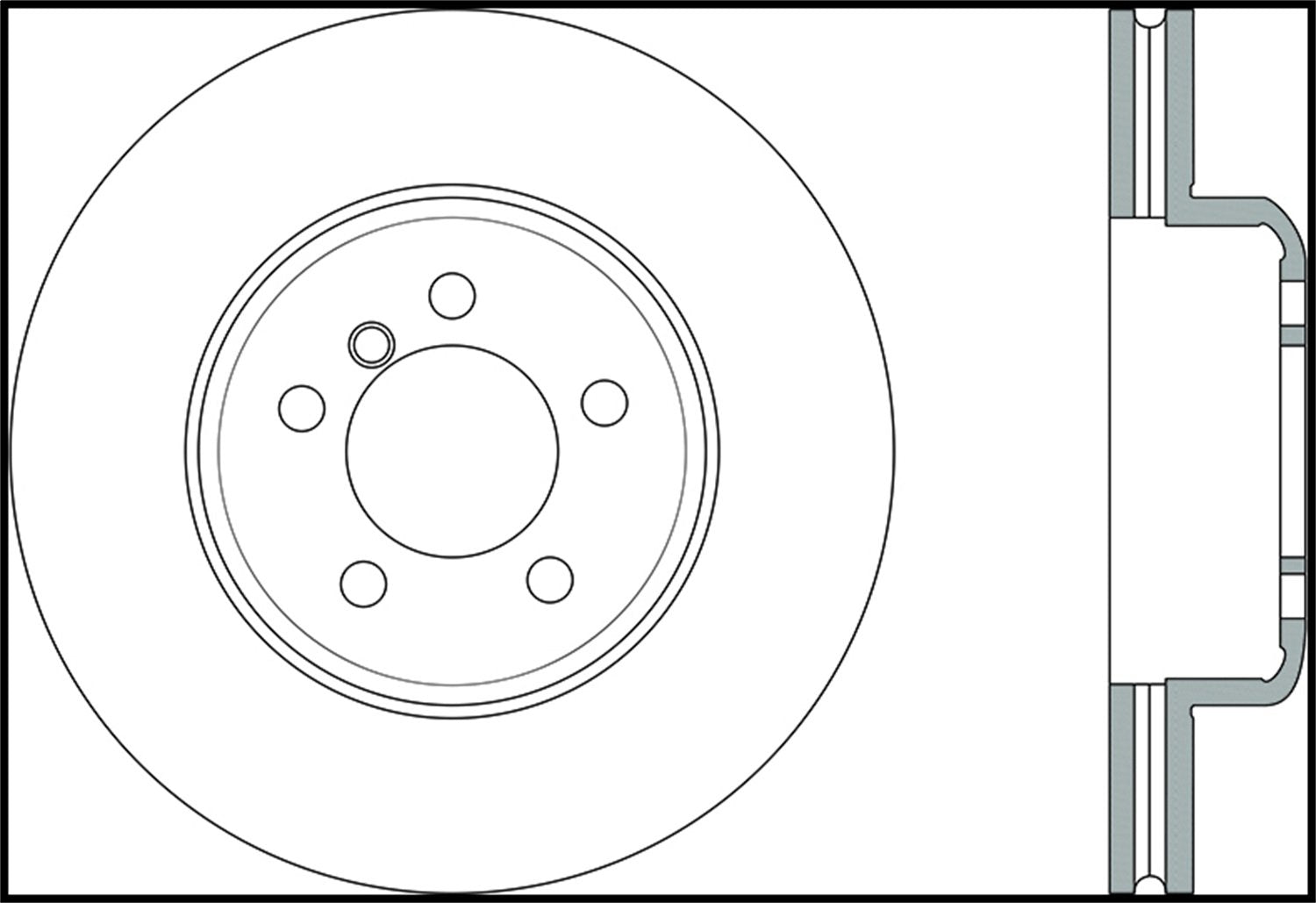 Front Right StopTech 126.34144SR Sport Slotted Brake Rotor