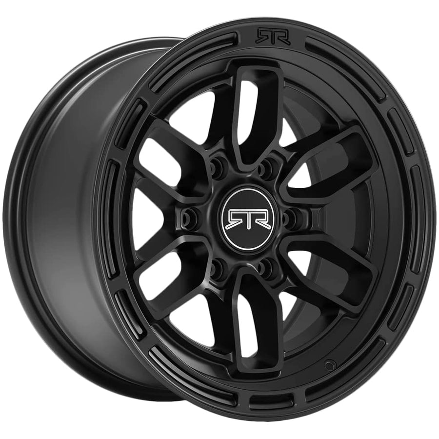 18x9 RTR Evo 6 6x5.5" +0mm Satin Black Wheel Rim 18" Inch 951SB-8908300