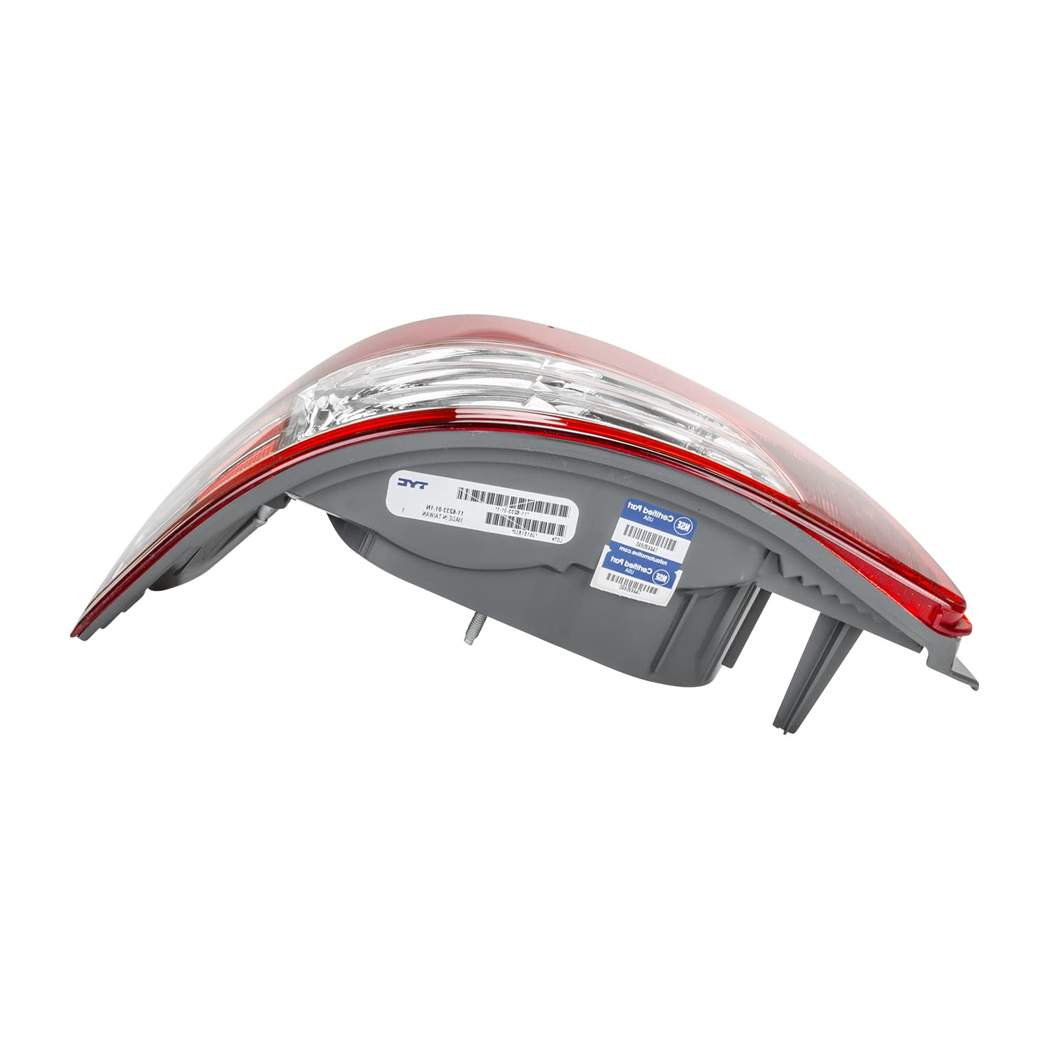 Left TYC Tail Light Assembly Compatible with 2007-2012 Toyota Yaris