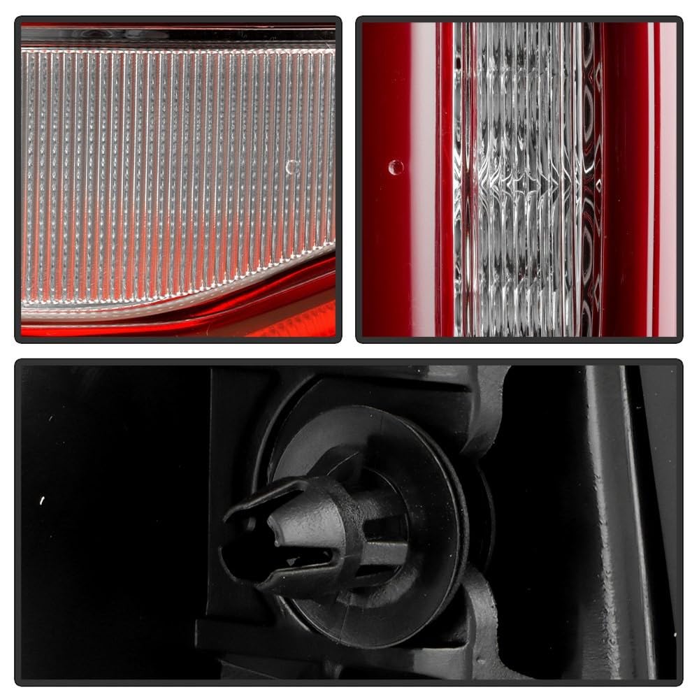 Dodge Ram 2500 Spyder (POE) 19-24 w/o Blind Spot Detection Red Bezel LED Tail Light - OE Left