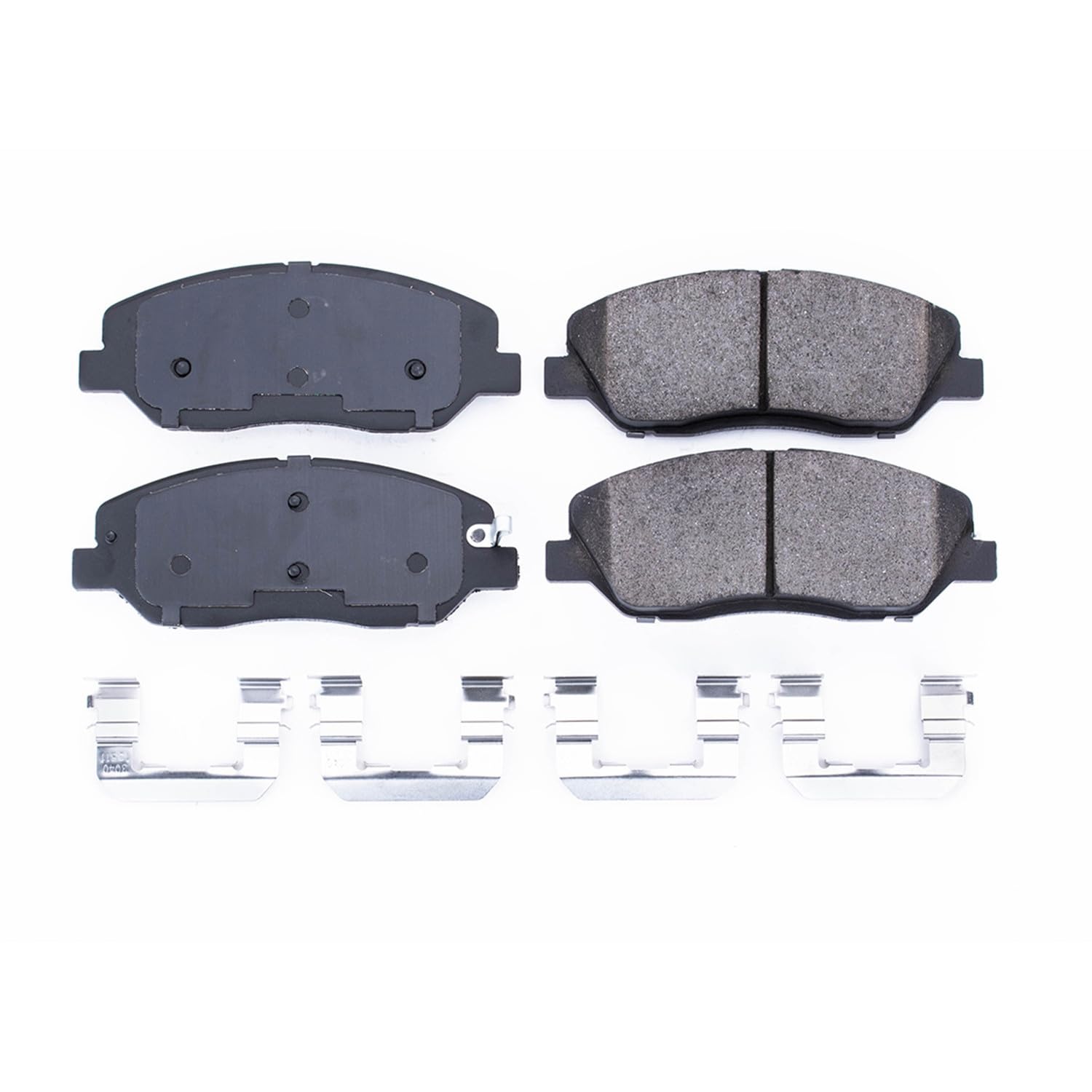 Power Stop Front Brake Kit For Hyundai Entourage 2007-10 |Santa Fe 2013-16 |Santa Fe 2007-09 |Kia Sedona 2006-12 |Sedona 2014 - Brake Pads Ceramic With Installation Hardware, 17-1202