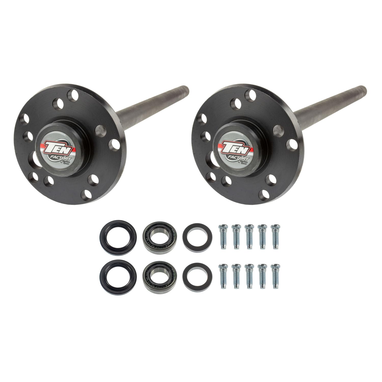 TEN Factory Bolt Pattern MG22136 Spline Drive Axle Shaft Assembly for Dana 44 Standard 33 Spline Left/Right – Fits For Jeep YJ/TJ, Wrangler & TJ (1987–2006) Replaces 12136, 92-2045-2-33, DC-D44-TJ-33