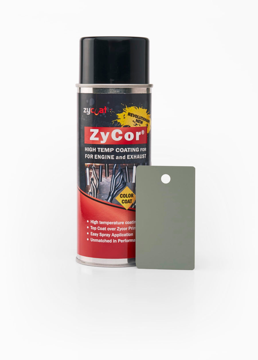 ZyCor 16013 ZyCoat High Temperature Aerosol Coating - Porsche Gray Color Coat, 13 Ounce