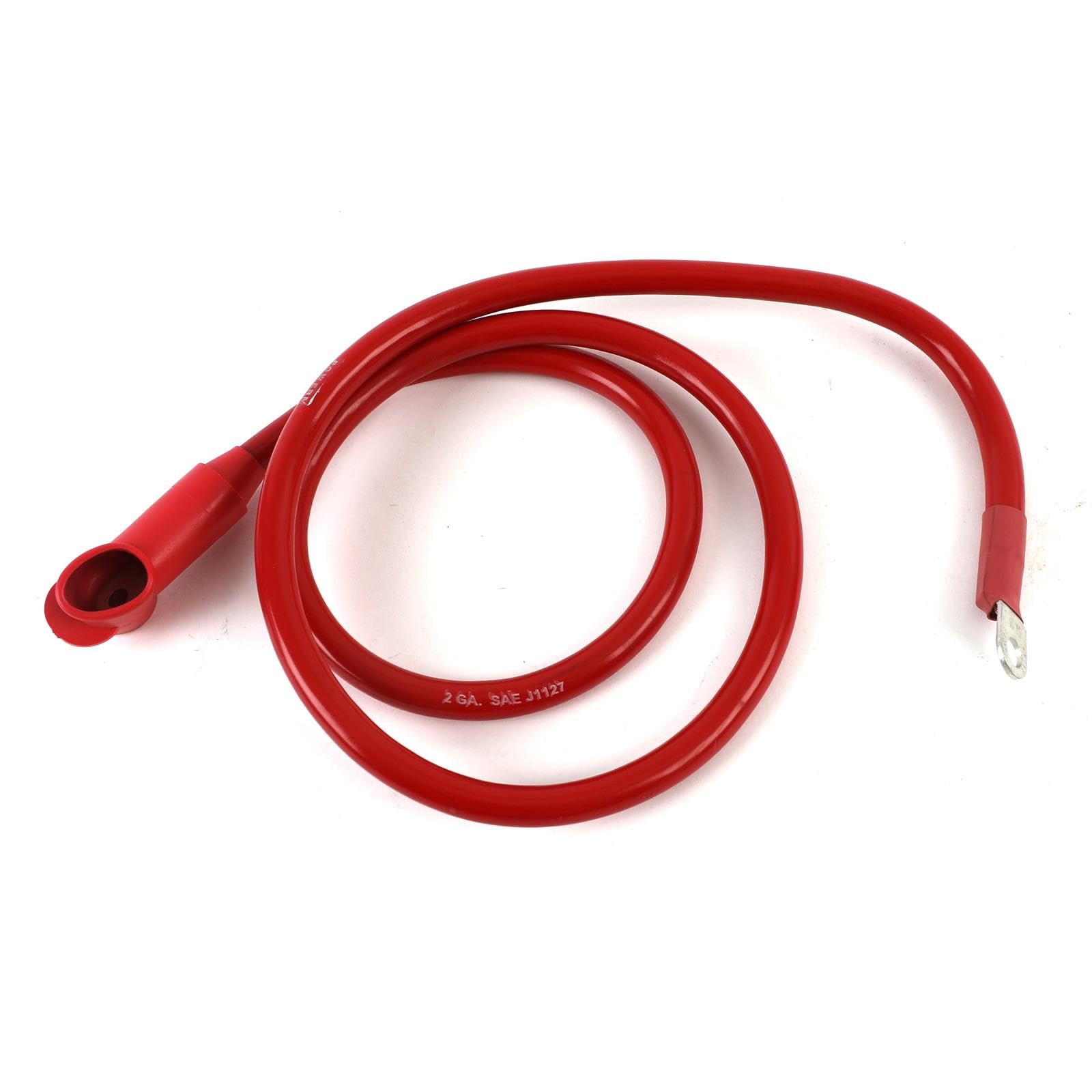 1-524-130 Powermaster Alt Charge Wire 2g 4 ft 5/16 & 1/4 Eyelet