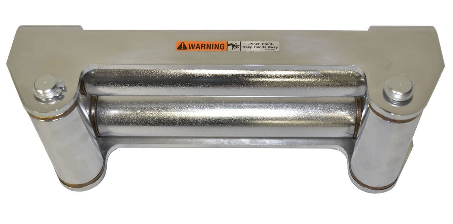 Winch Roller Fairlead WARN 30859 for 10" Drum, Chrome