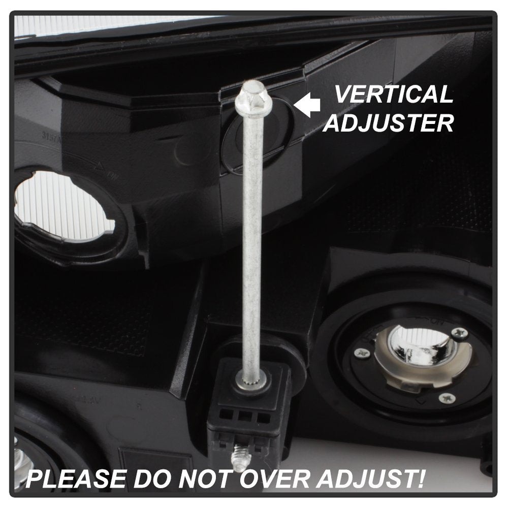 Chevy Avalanche xTune 02-06 w/Cladding OEM Bumper Light & Headlights - Chrome (HD-JH-CAVA02-SET-C)