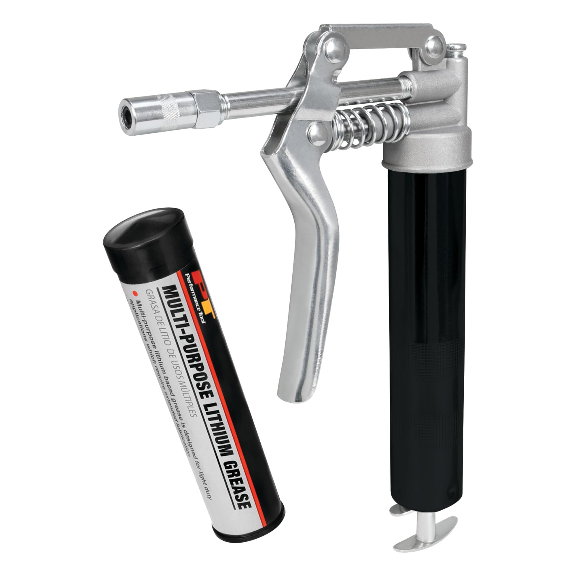 Mini Grease Gun Kit Performance Tool W54205 with Grease Black