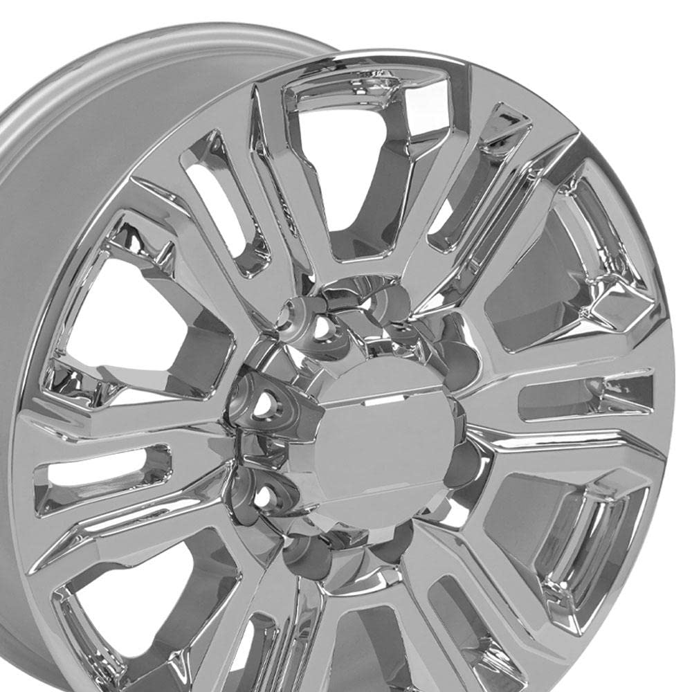 20 Inch OE Wheels CV70A Rim Fits Sierra 2500/3500 Denali Style 8x165.1 20x8.5 Chrome - Hollander 5957 (1)