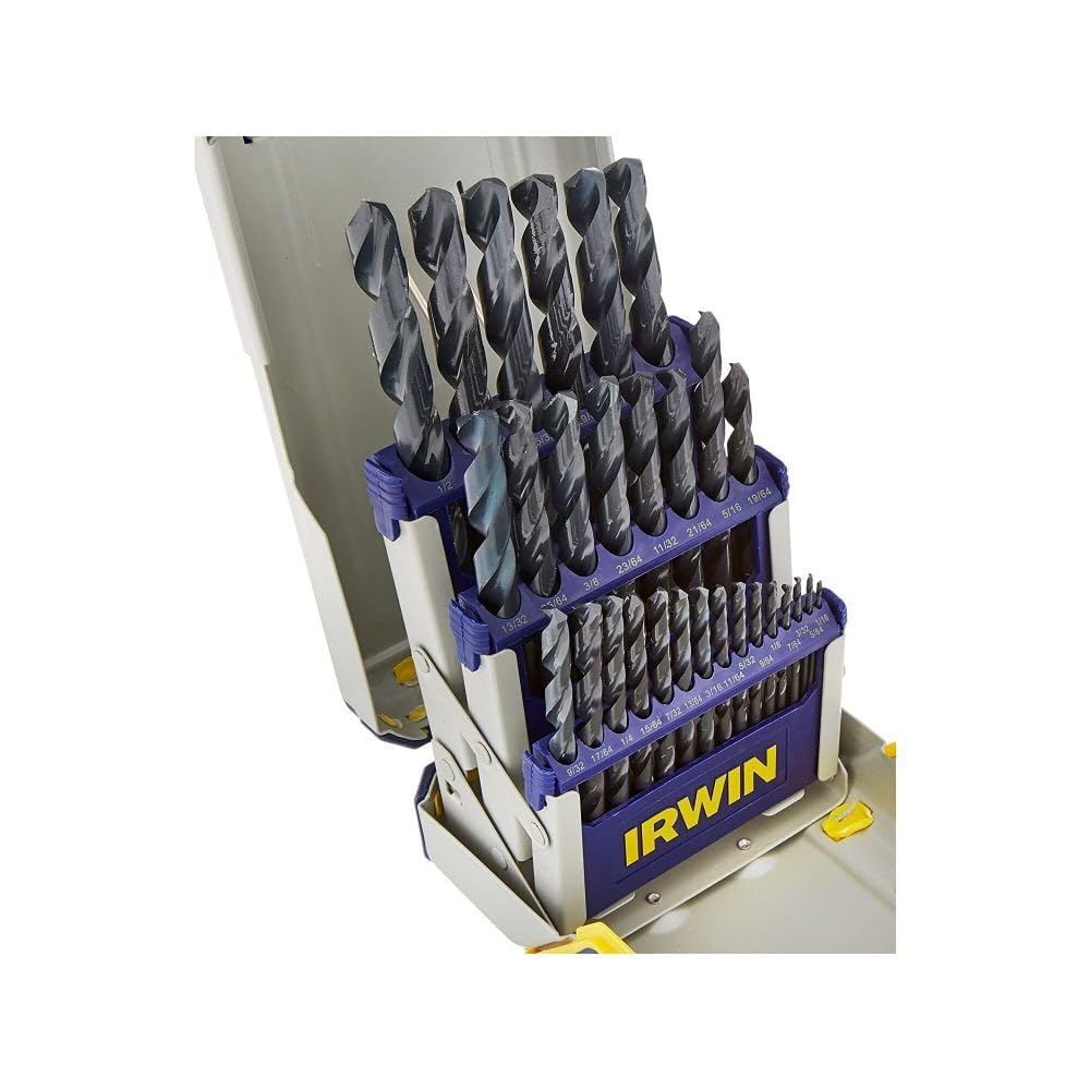 Drill BIT Industrial Set 29 Piece CASE BLK Oxide