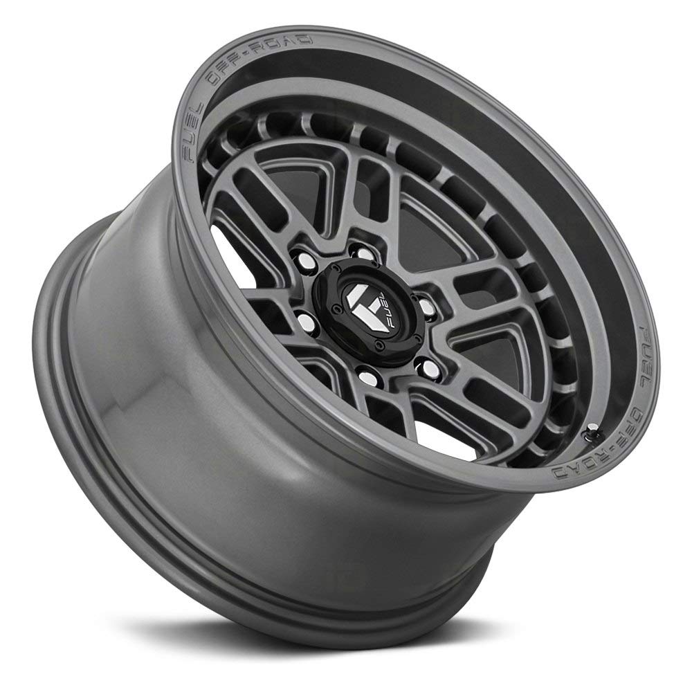 D668 Fuel Offroad NITRO Gun Metal Wheel (20 x 9. inches /6 x 135 mm, 20 mm Offset)
