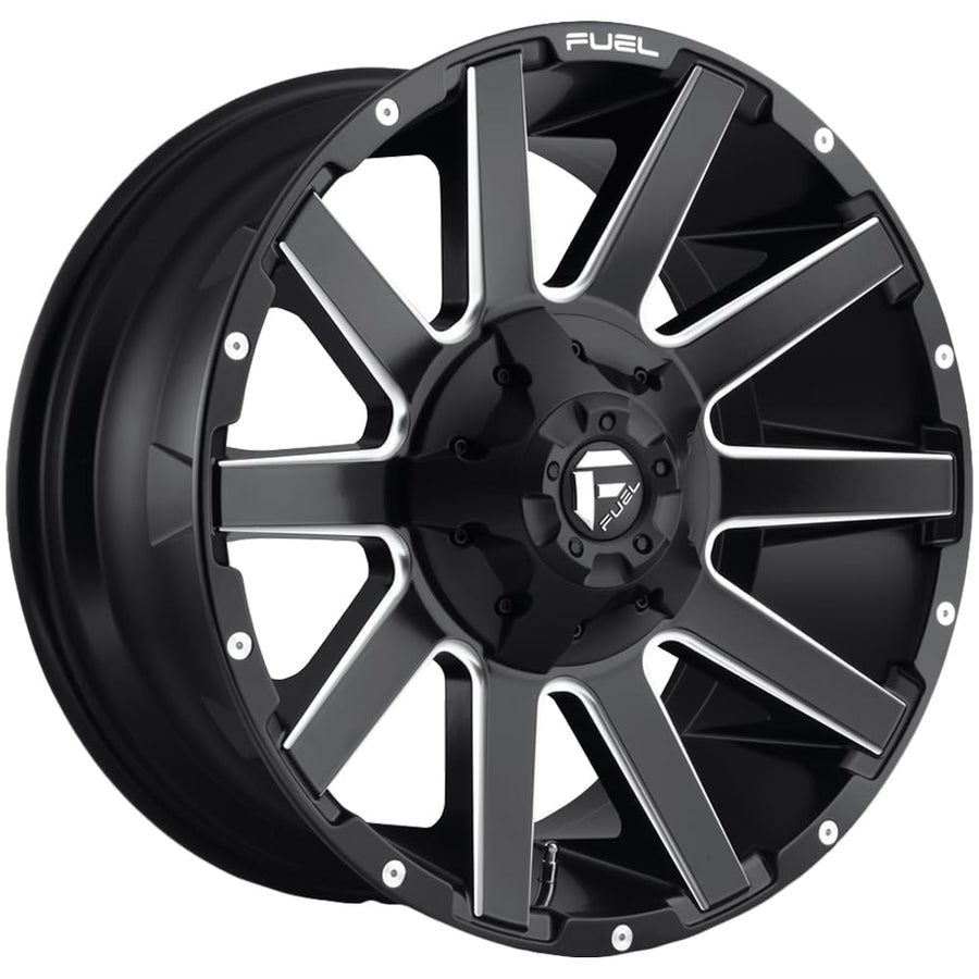 FUEL OFF-ROAD D616 20X10, 5X5.5/150, 4.79, 18mm CONTRA MATTE BLACK MILLED - D61620007047