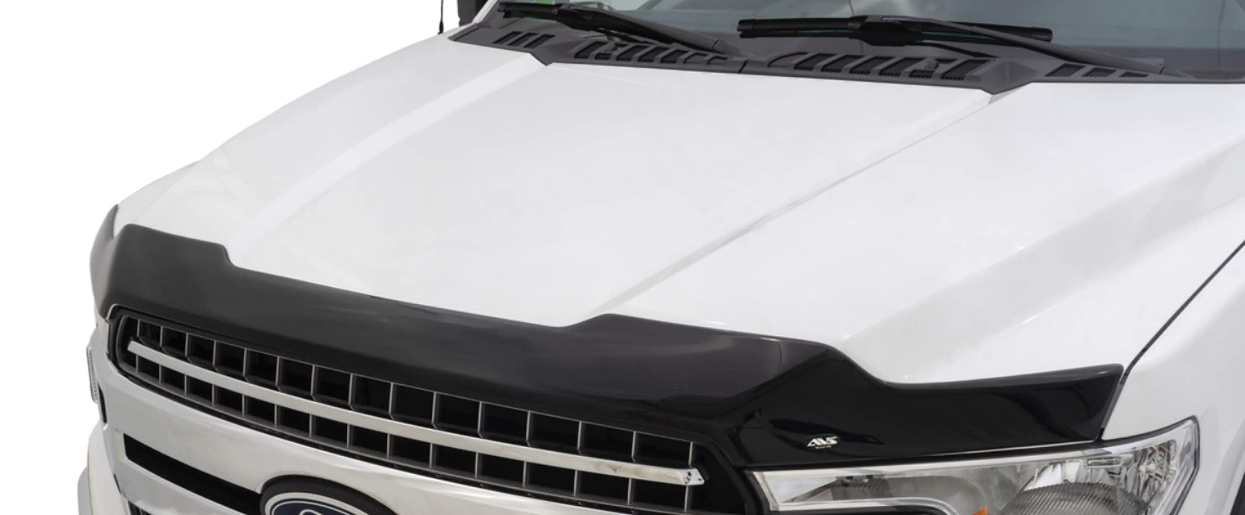 Aeroskin Hood Protector Auto Ventshade [AVS] | Fits 2016 - 2018 Nissan Altima | Low Profile Deflector / Bug Shield - 1 pc., Smoke | 322086