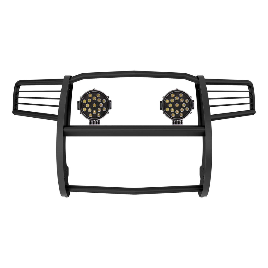 Bumper Guard Black Horse Grille brush Modular Come With pair of 7.0"Dia.LED Lights with Trim Rings Compatible with 2011-2021 Jeep Grand Cherokee-17A080202MA-PLB