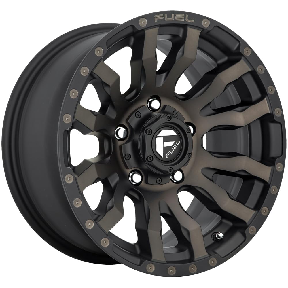 FUEL OFF-ROAD 17X9 BLITZ 5X5.0 4.53-12mm MATTE BLACK DOUBLE DARK TINT - D67417907545