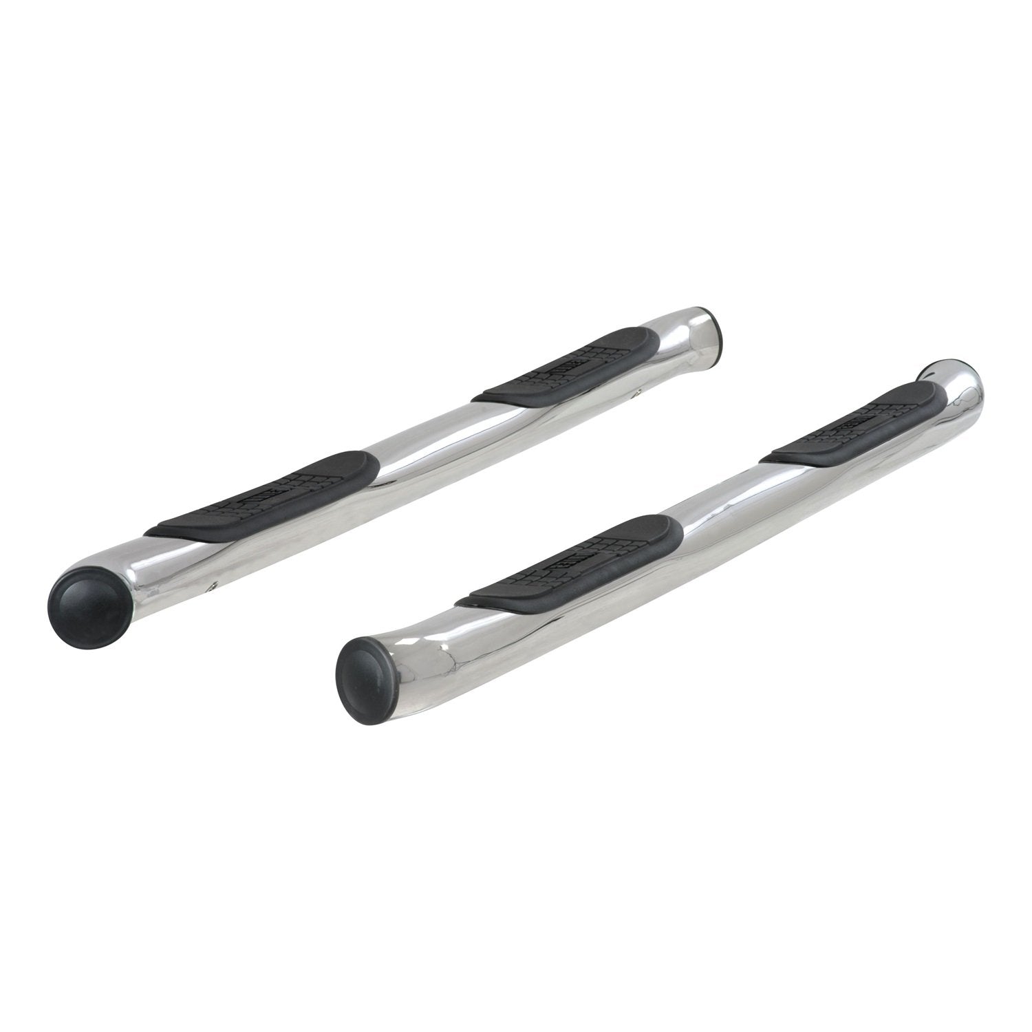 3-Inch Round Polished Stainless Steel ARIES Nerf Bars, No-Drill, Fits Select Jeep Liberty